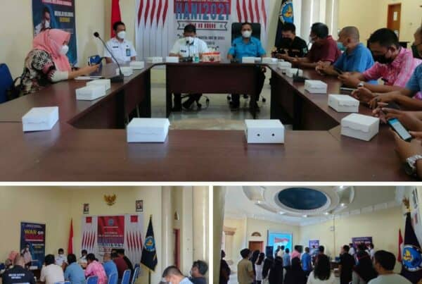 BNN Kabupaten Bolaang Mongondow Gelar Press Release Akhir Tahun 2021