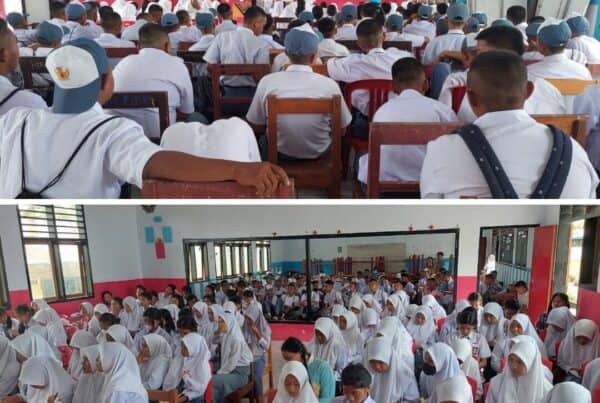 Dalam Rangka Masa Pengenalan Lingkungan Sekolah (MPLS), SMA Negeri 1 Lolak Gandeng BNN Kabupaten Bolaang Mongondow Untuk Memberikan Sosialisasi Sebagai Komitmen Sekolah Bersinar
