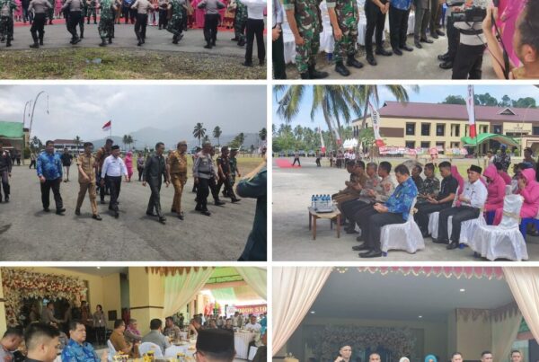 Kepala BNN Kab. Bolmong dan Jajaran Forkopimda Menerima Kunjungan Kerja Kapolda Sulut di Polres Bolmong