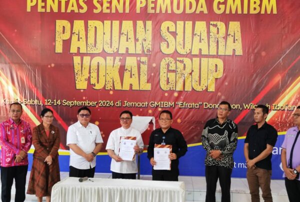 Penandatanganan Nota Kesepahaman Antara BNN Kabupaten Bolaang Mongondow Dengan Badan Pekerja Sinode Gereja Masehi Injili di Bolaang Mongondow