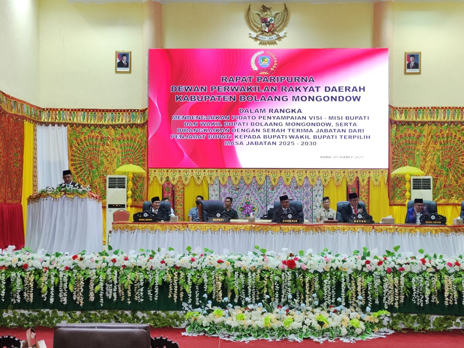 Kepala BNN Kabupaten Bolaang Mongondow Hadiri Rapat Paripurna Dirangkaikan Dengan Sertijab Bupati dan Wakil Bupati di Gedung DPRD Bolmong Kepala BNN Kabupaten Bolaang Mongondow Hadiri Rapat Paripurna Dirangkaikan Dengan Sertijab Bupati dan Wakil Bupati di Gedung DPRD Bolmong