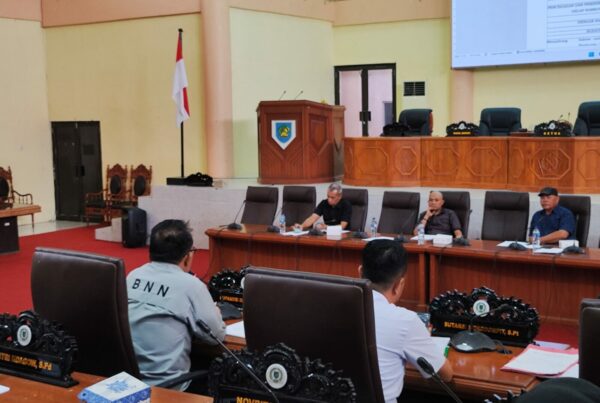 Kepala BNN Kab. Bolmong Menghadiri Rapat Pra Pembahasan Rancangan Peraturan Daerah Tentang P4GN